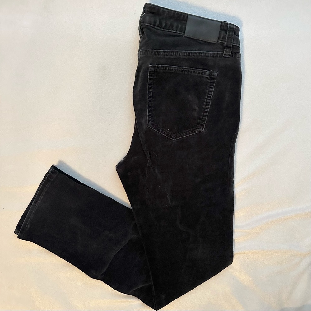 Lauren Ralph Lauren Black Bootcut Corduroy Pants 27āinseam Womens 6P casual